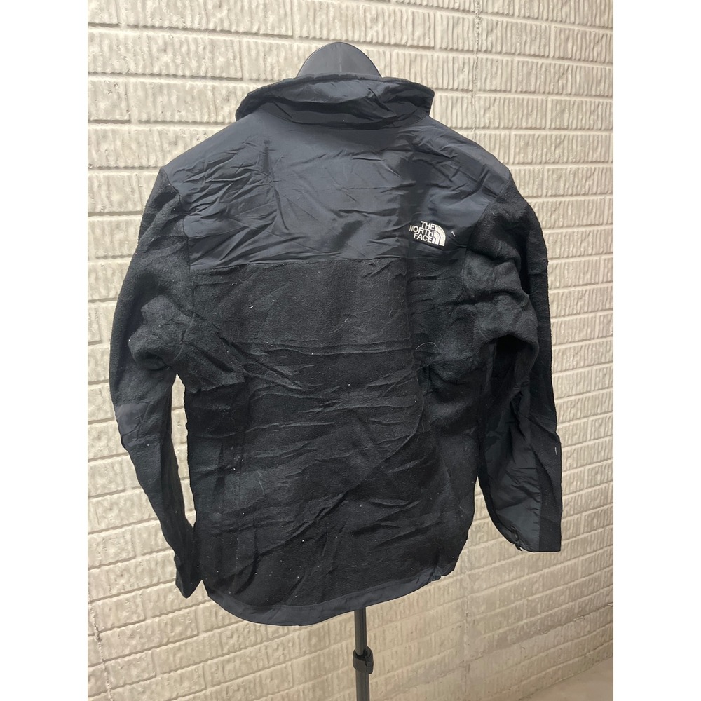 The North Face Black Fleece Jacket Full Zip Logo‎ Embroidered Women's Medium - Picture 4 of 5